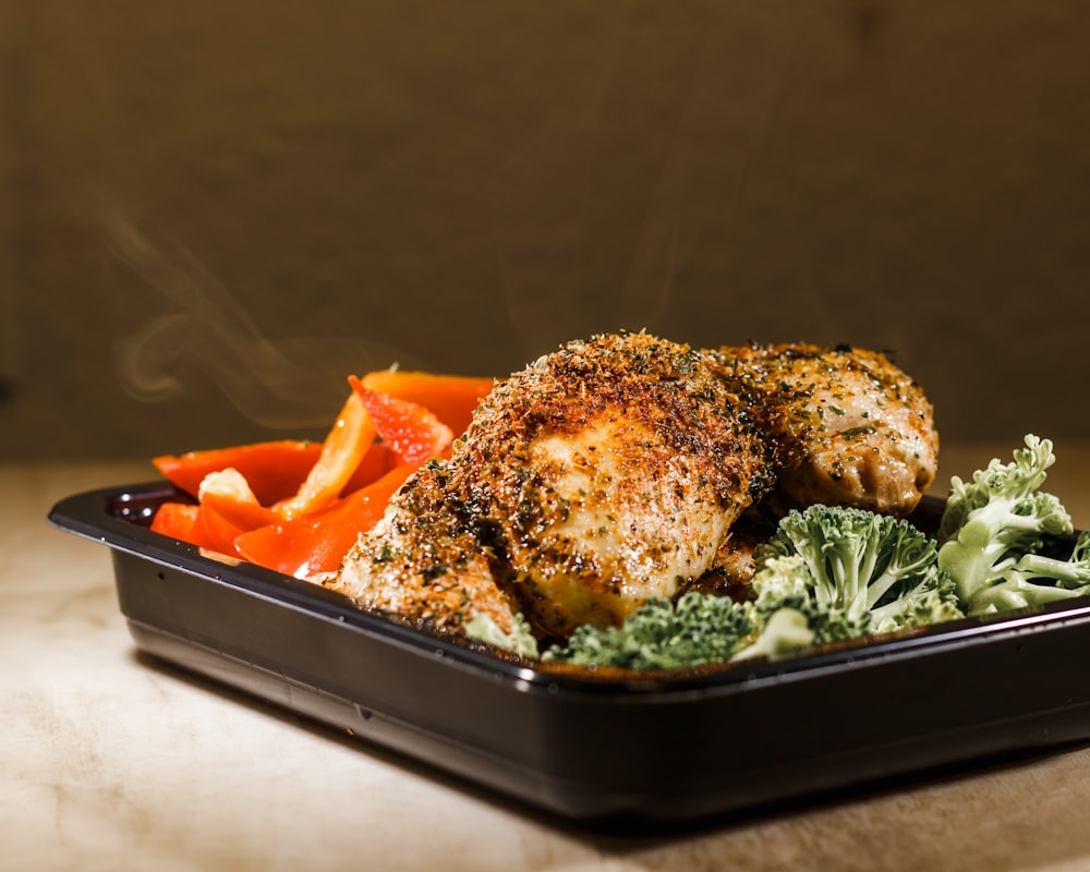 Healthy food ingredients and meal preparation
